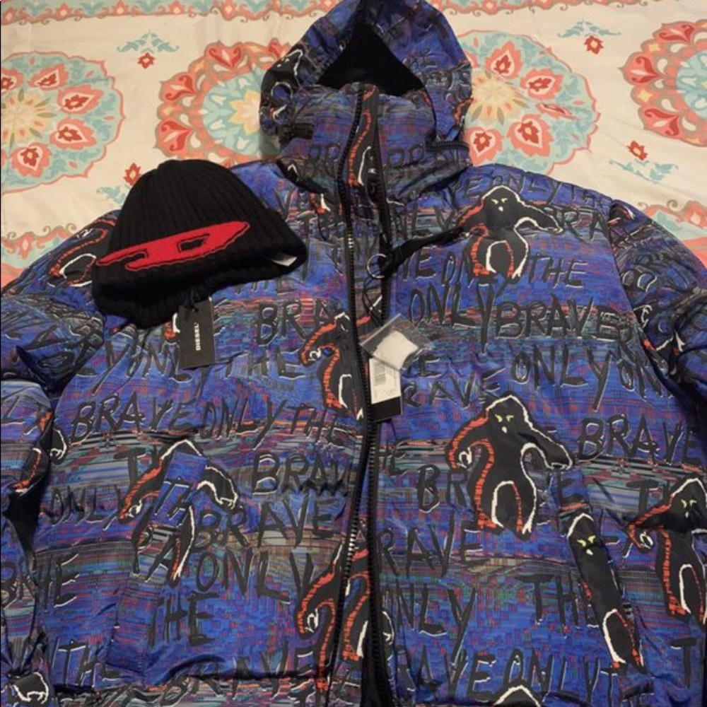 Men’s DIESEL BUBBLE COAT ( HAT NOT INCLUDED )